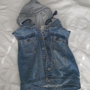 Denim Sleeveless Jacket